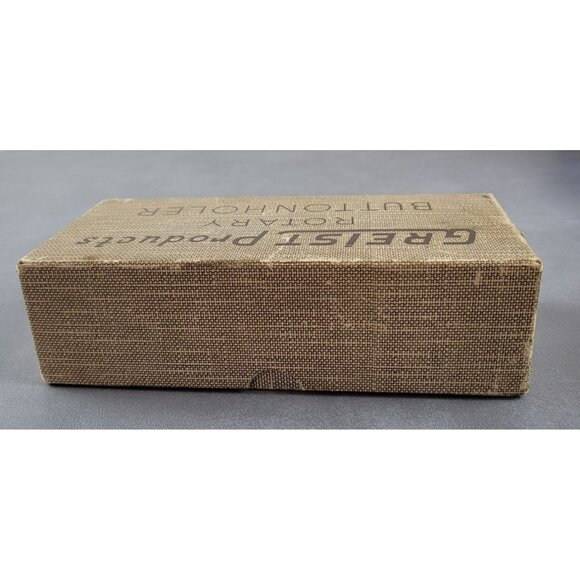 Vintage Greist Rotary Buttonholer Attachment in Box Manual 5 Attachments JH1502 - Picture 8 of 8